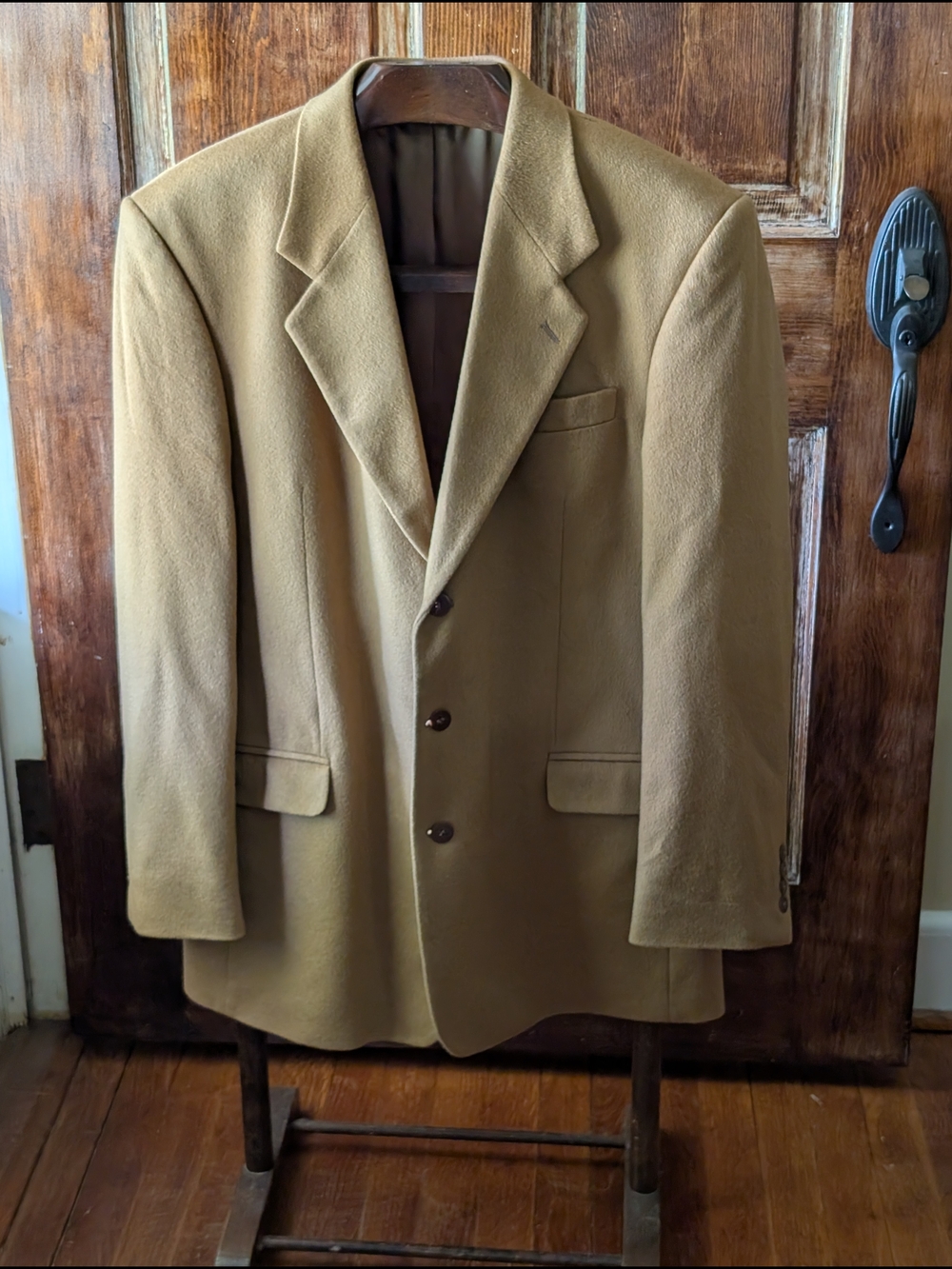 FENZIA EUROMODA 100% Italian CASHMERE Men's Sport Coat Blazer Mocha Brown 42L